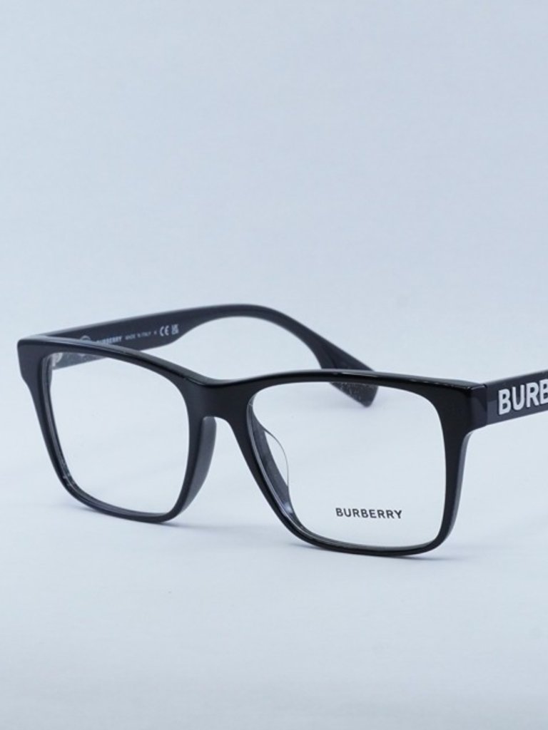 Burberry Be2393d 3001 Eyeglasses Black 55mm Rectangle Frame